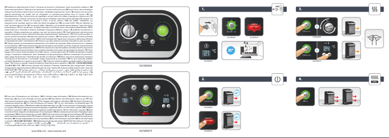 Page 1 de la notice Manuel utilisateur Tefal Mini Excel Eco Energy SE9065