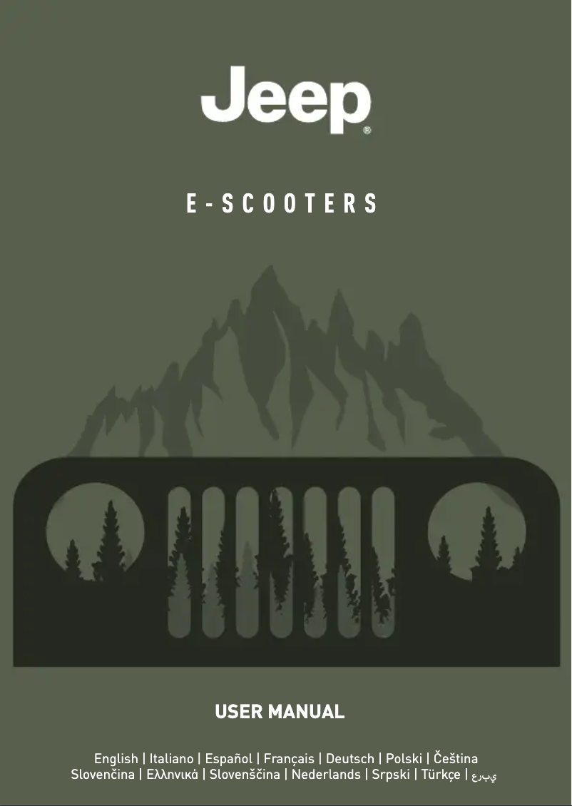 Image de la première page du manuel de l'appareil Adventurer