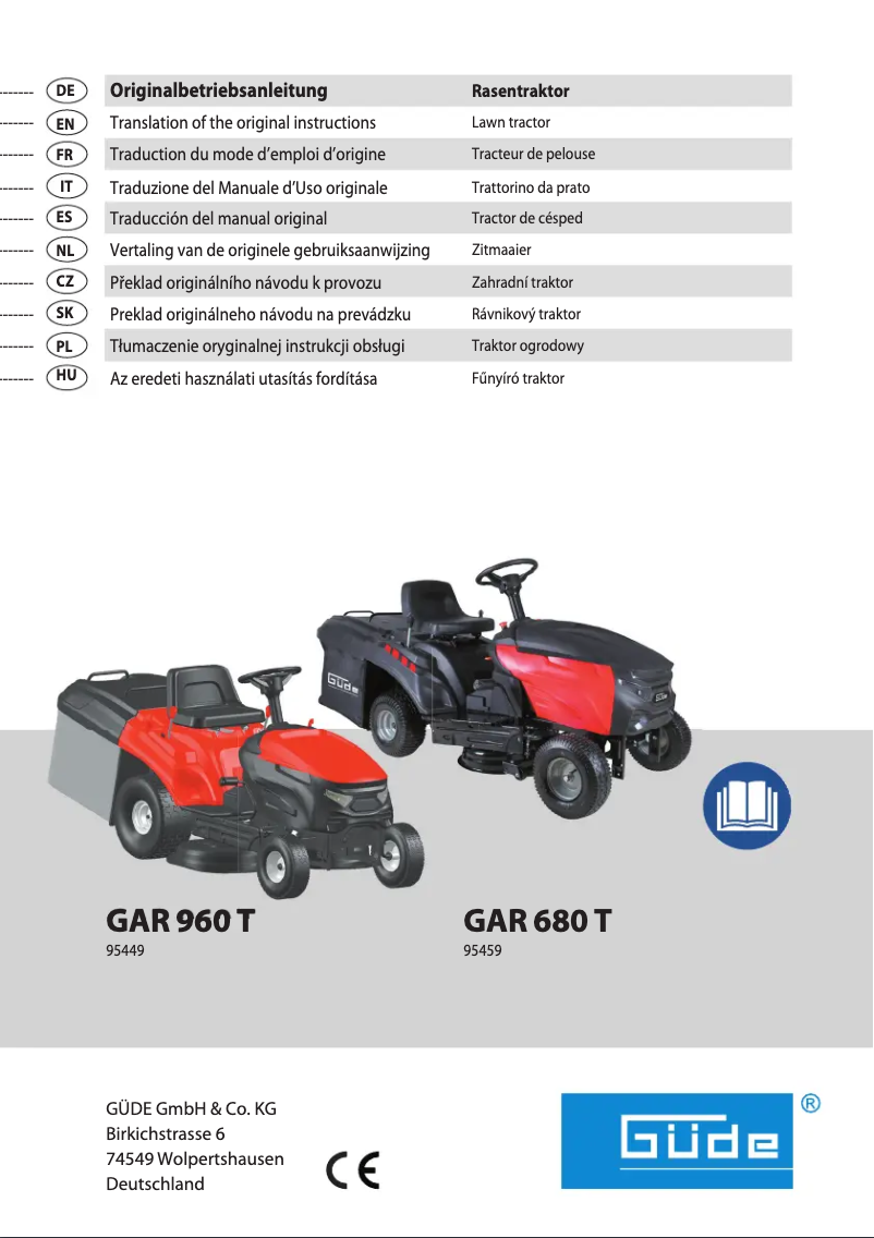 Image de la première page du manuel de l'appareil GAR 685 T
