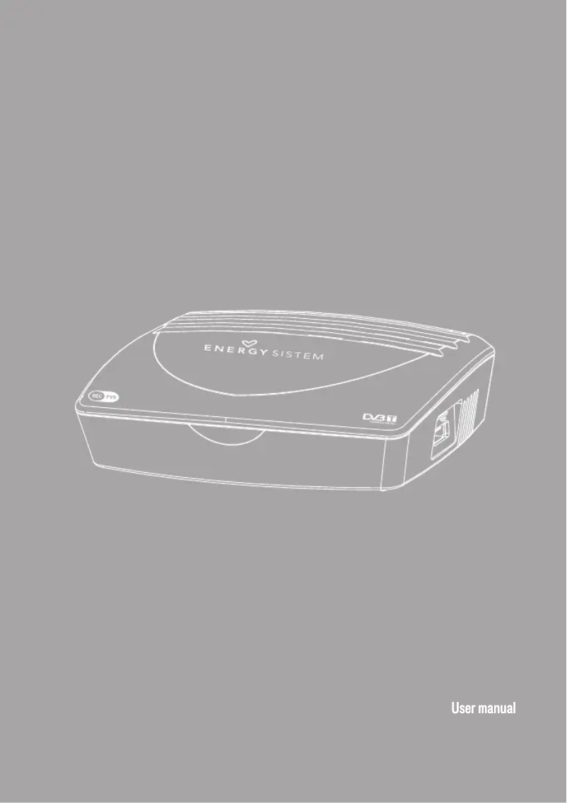Page 1 de la notice Manuel utilisateur Energy Sistem Energy T3300