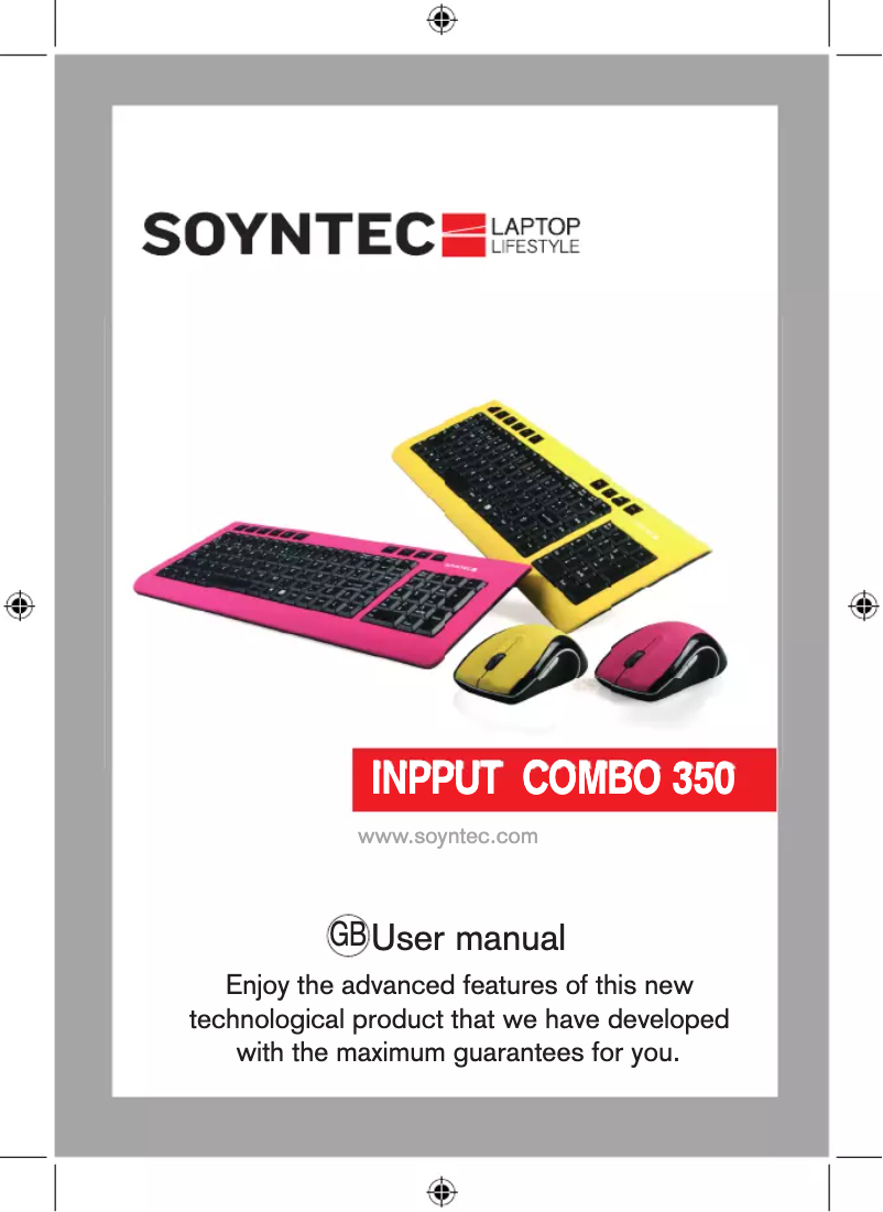 Page n°1 - Manuel utilisateur Soyntec Inpput combo 350