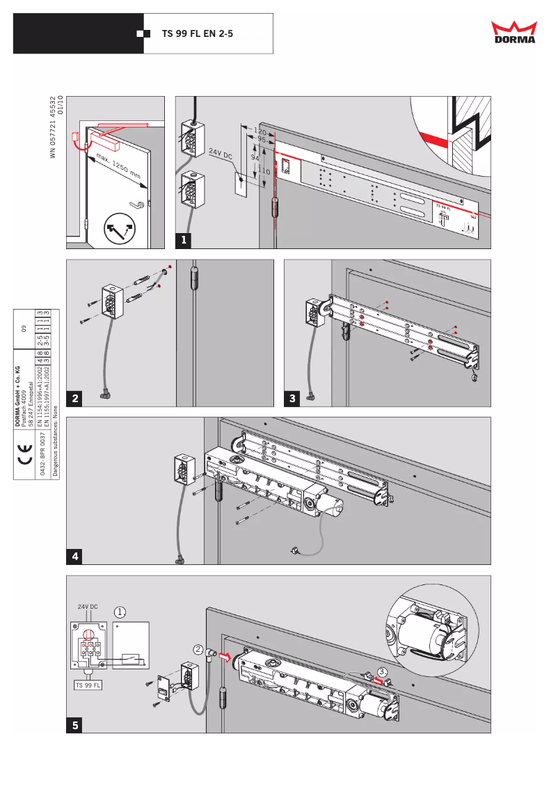 Image de la première page du manuel de l'appareil TS 99 FL