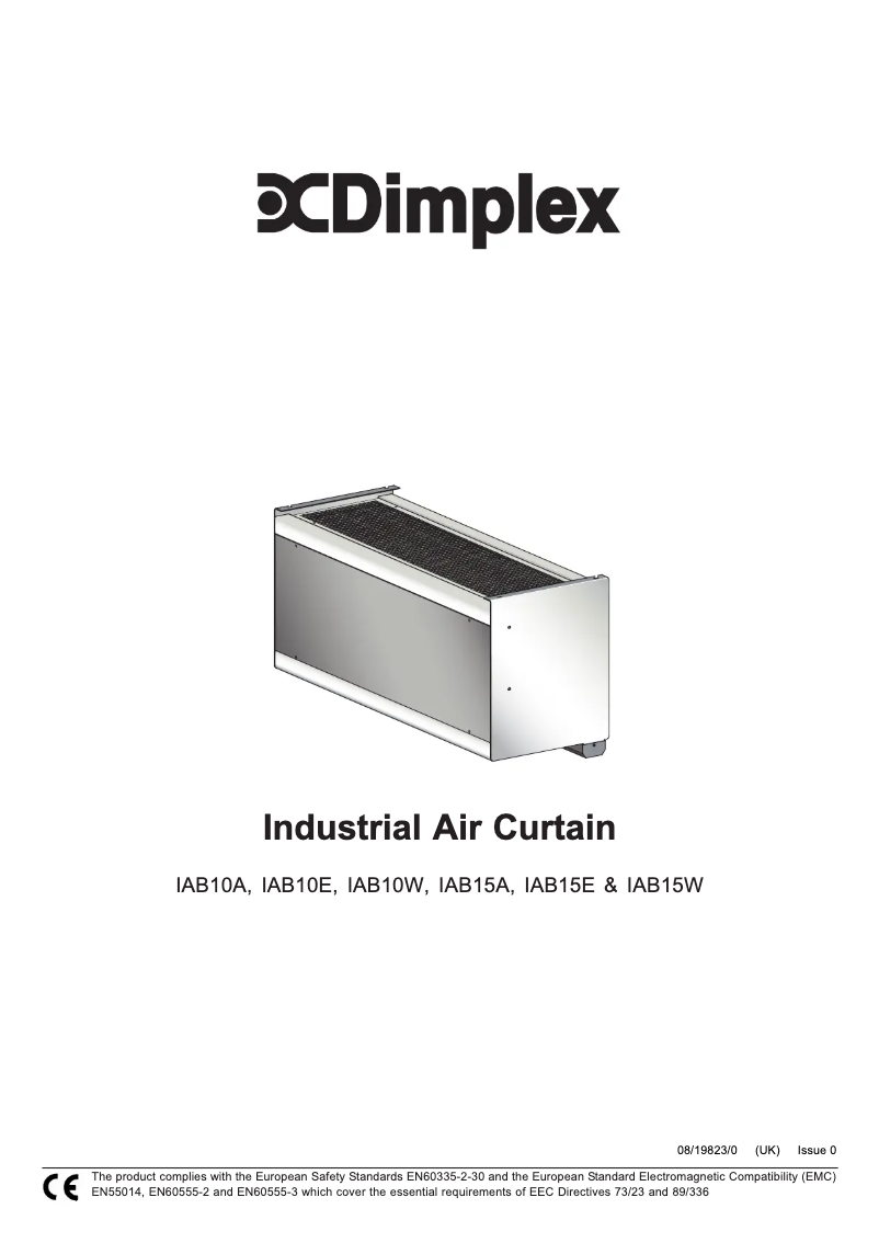 Image de la première page du manuel de l'appareil IAB10E