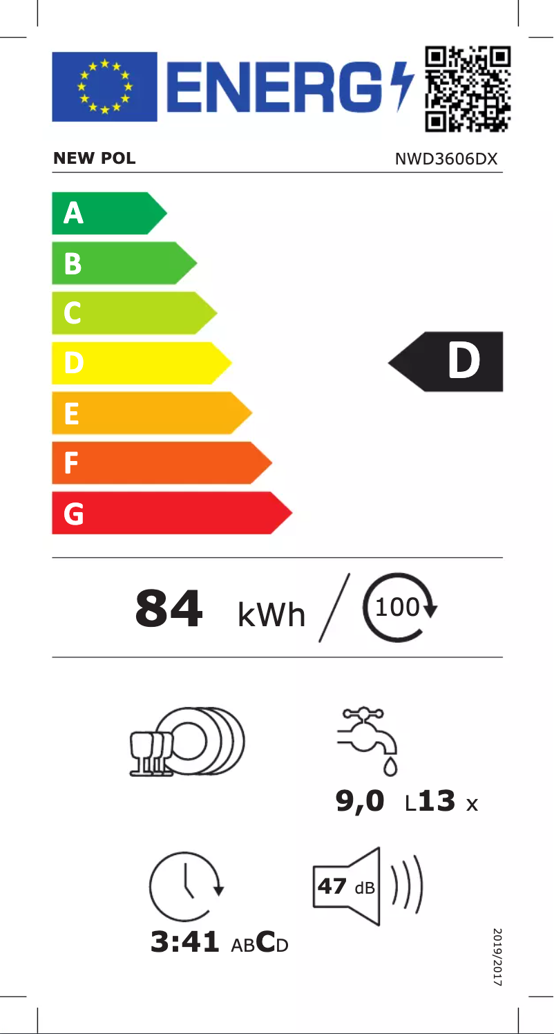Image de la première page du manuel de l'appareil NWD3606DX