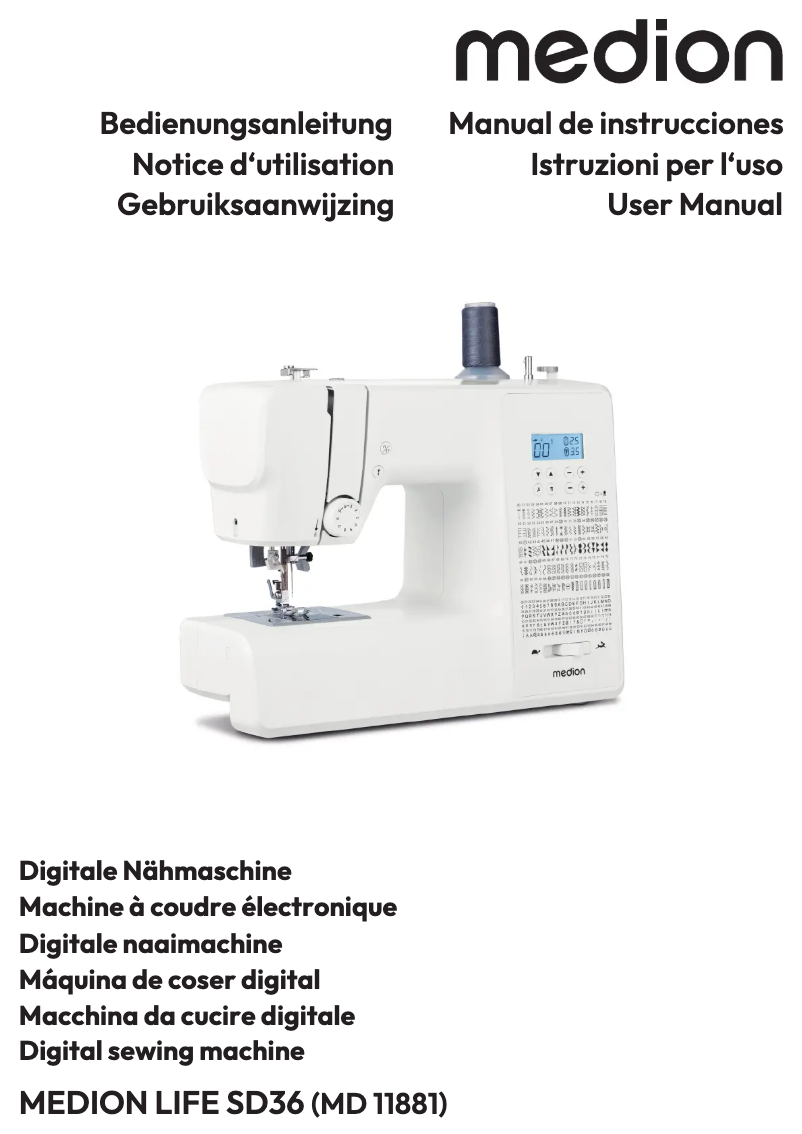 Image de la première page du manuel de l'appareil LIFE SD36 (MD 11881)