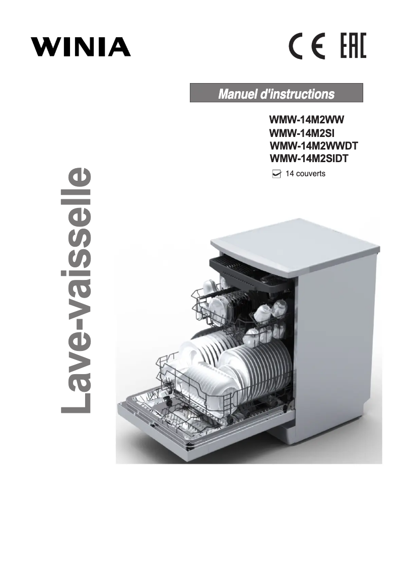 Image de la première page du manuel de l'appareil WMW-14M2SI