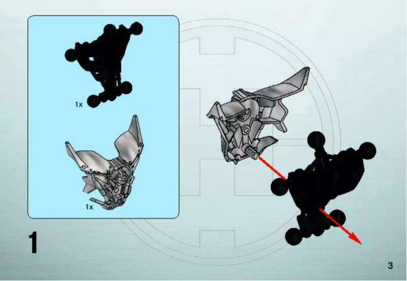 Página 1 del manual Manual de usuario Lego Hero Factory Dunkan Bulk