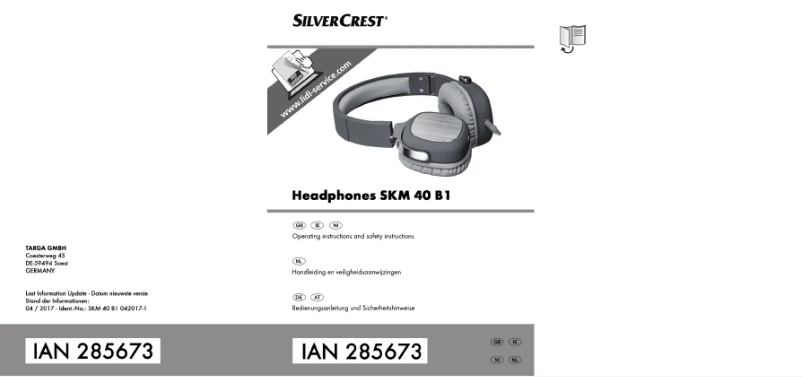 Image de la première page du manuel de l'appareil SKM 40 B1