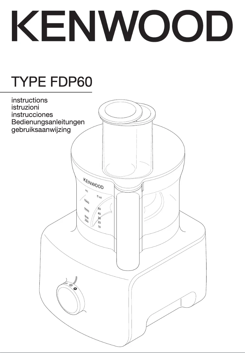 Image de la première page du manuel de l'appareil Multipro Home FDP6