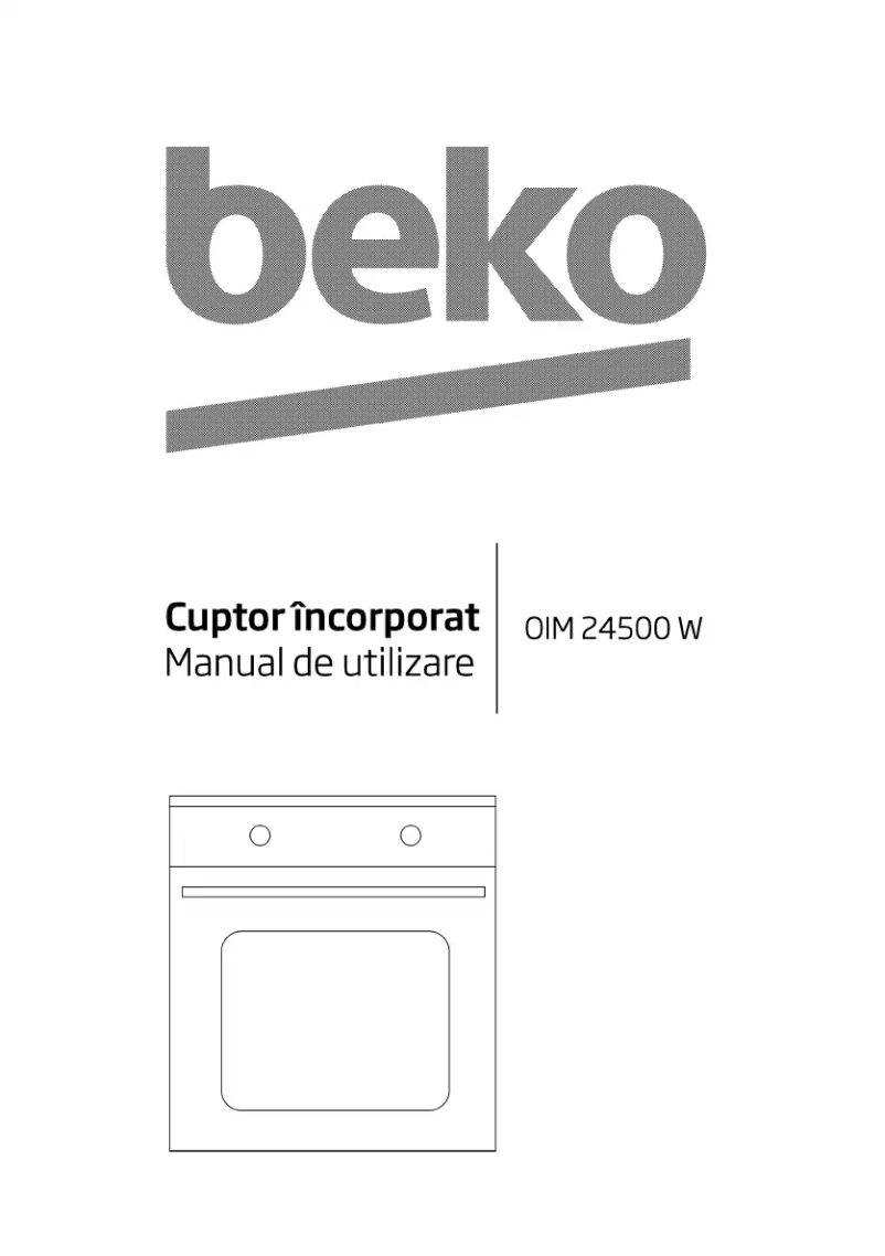 Page 1 de la notice Manuel utilisateur Beko OIM 24500 W