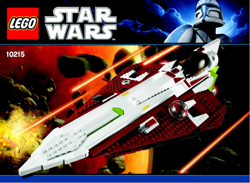 Page 1 de la notice Manuel utilisateur Lego Obi-Wan's Jedi Starfighter[TM]
