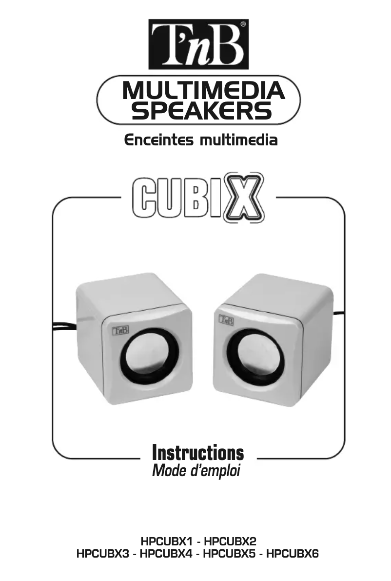 Page n°1 - Manuel utilisateur T'nB HPCUBX5