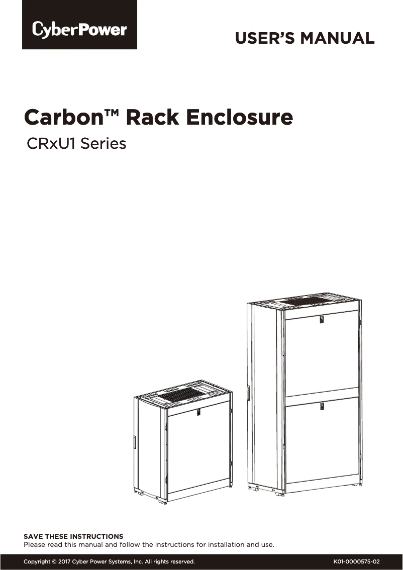 Página 1 del manual Manual de usuario CyberPower CR42U11001