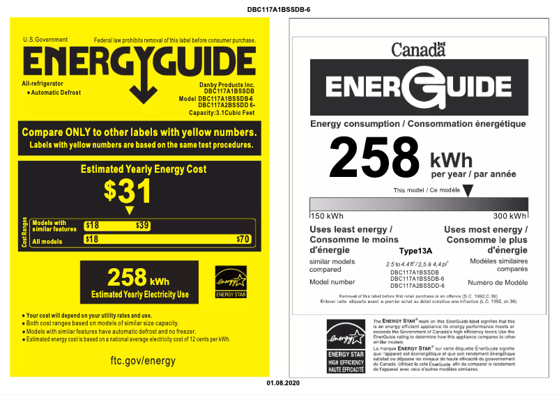 Image de la première page du manuel de l'appareil DBC117A1BSSDB-6
