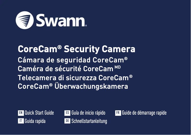 Page n°1 - Guide de démarrage rapide Swann SWIFI-CORESOL
