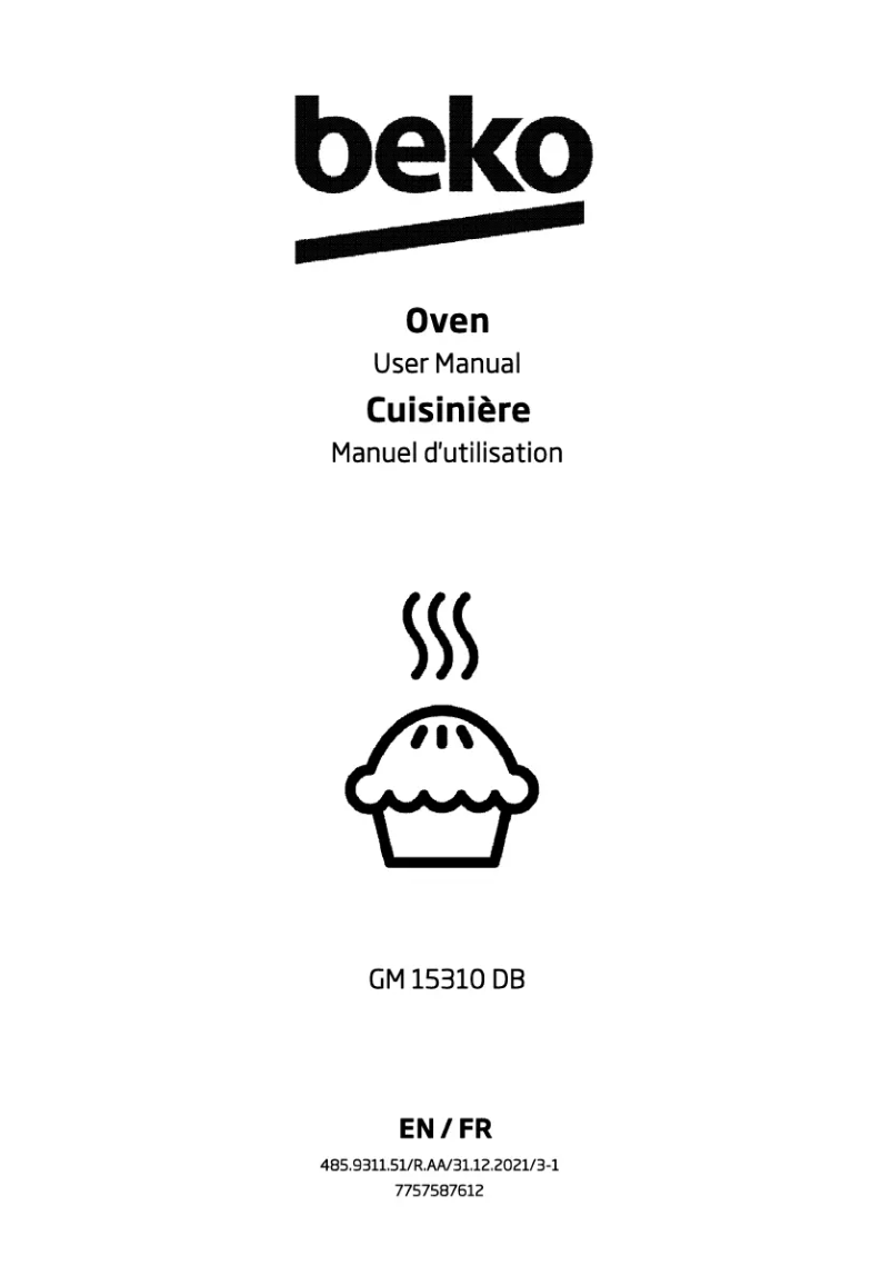 Page n°1 - Manuel utilisateur Beko GM 15310 DB
