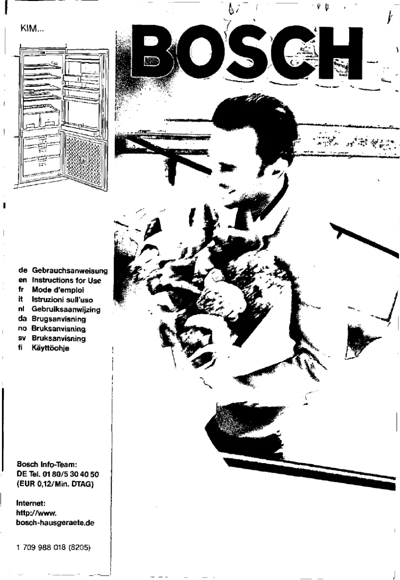 Page n°1 - Manuel utilisateur Bosch KIM23470