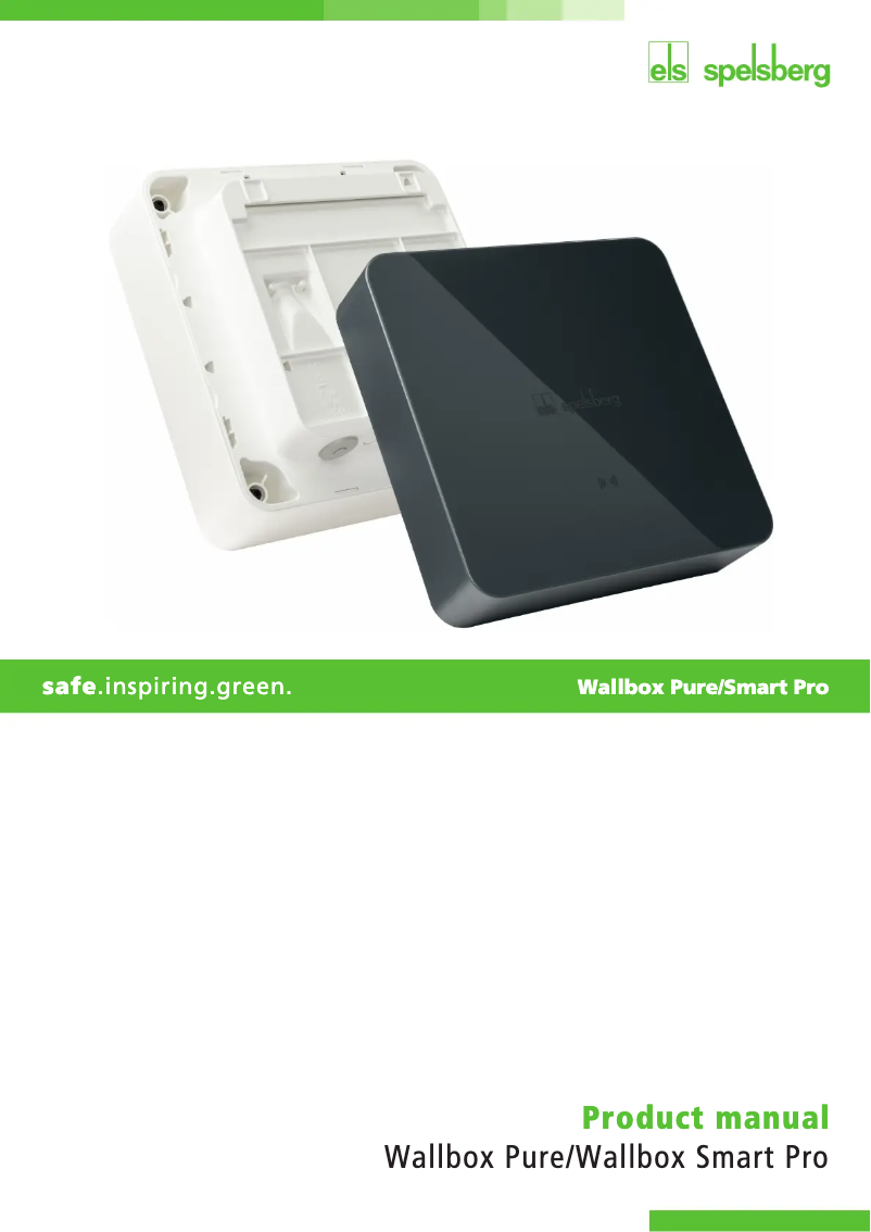 First page image of the manual for Wallbox Smart Pro