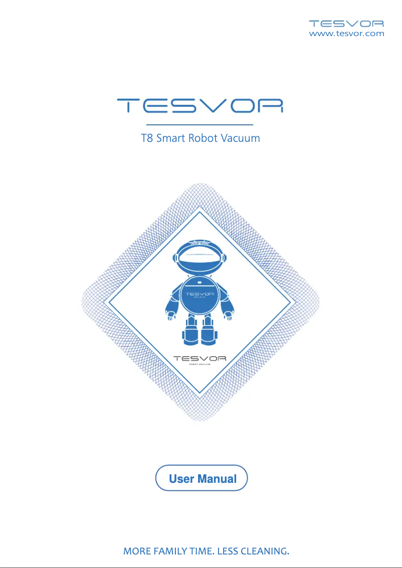 Image de la première page du manuel de l'appareil T8