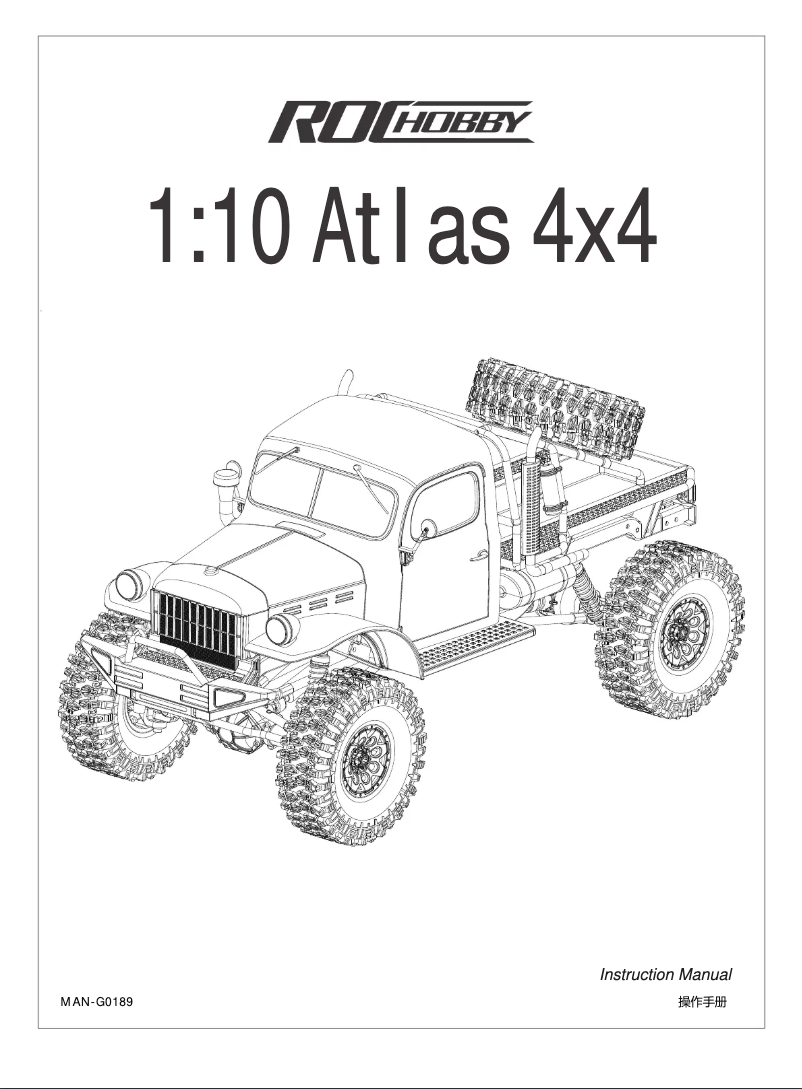 Página 1 del manual Manual de usuario ROCHOBBY 1:10 Atlas 4x4