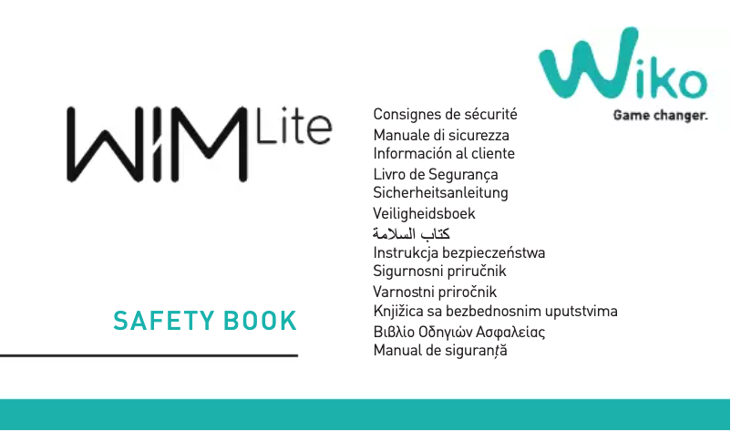 Page n°1 - Manuel utilisateur Wiko Wim Lite