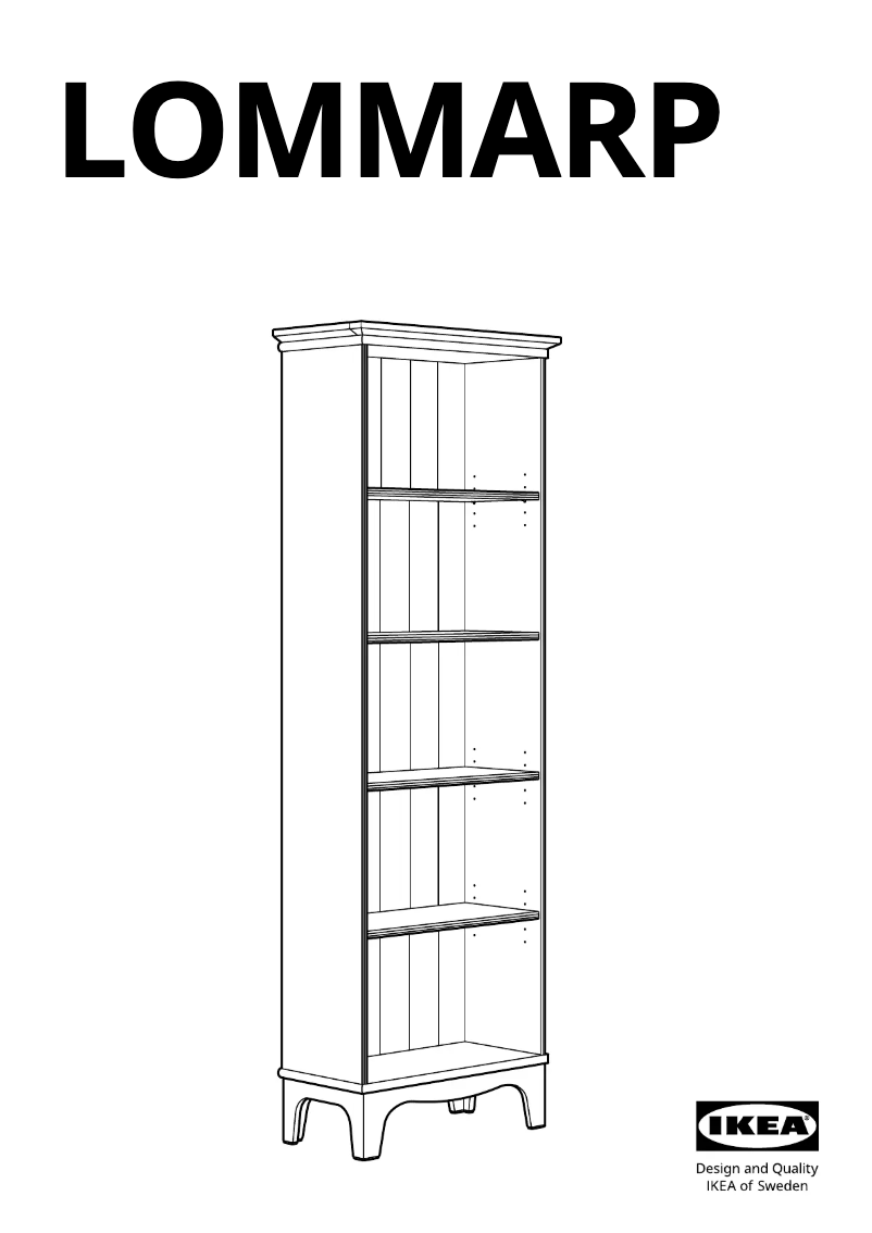 Page 1 de la notice Manuel utilisateur Ikea LOMMARP 204.154.66