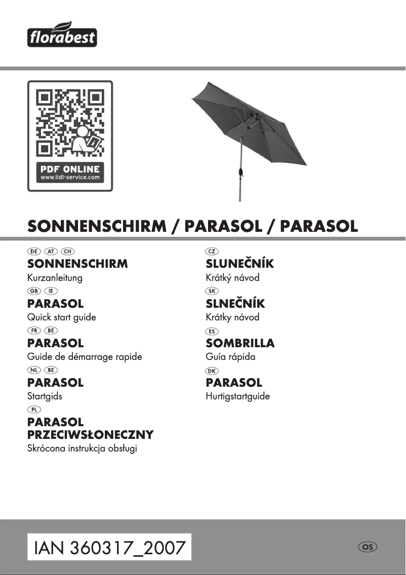 Página 1 del manual Manual de usuario Florabest IAN 345477