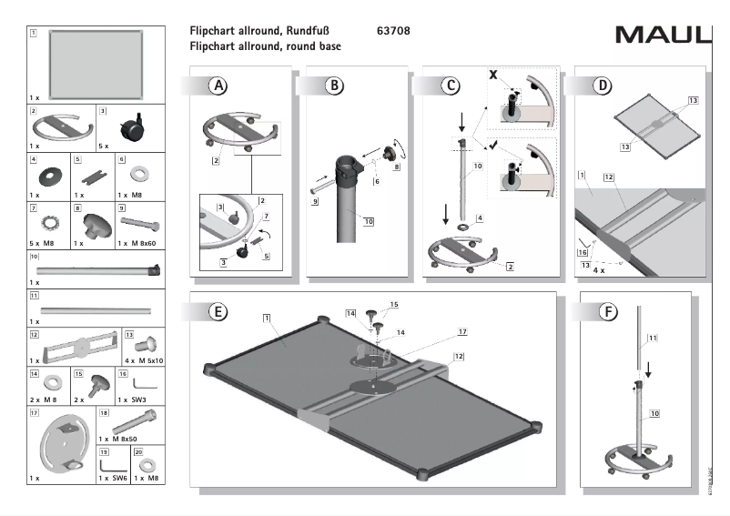 Page 1 de la notice Manuel utilisateur MAUL 6370884