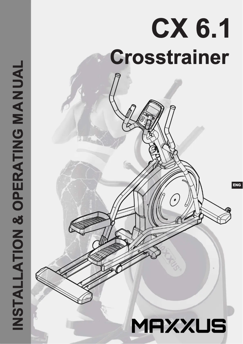 Page n°1 - Manuel utilisateur Maxxus CX 6.1 Crosstrainer