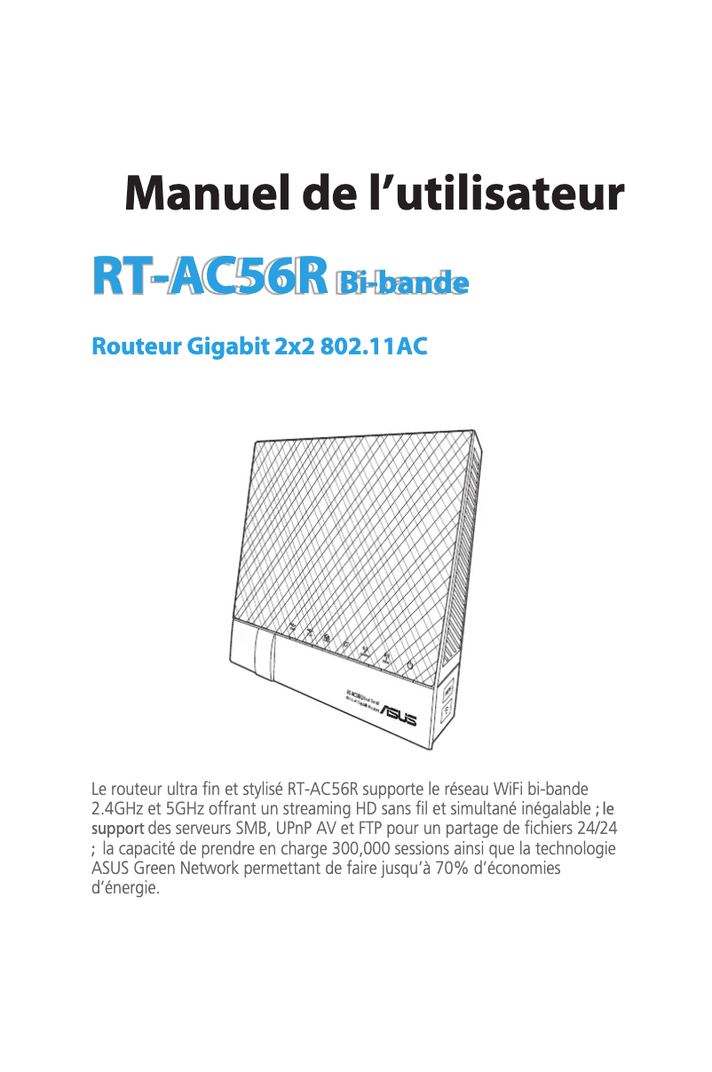 Page n°1 - Manuel utilisateur Asus RT-AC56R