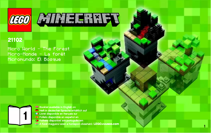 Página 1 del manual Instrucciones visuales Lego ® Minecraft