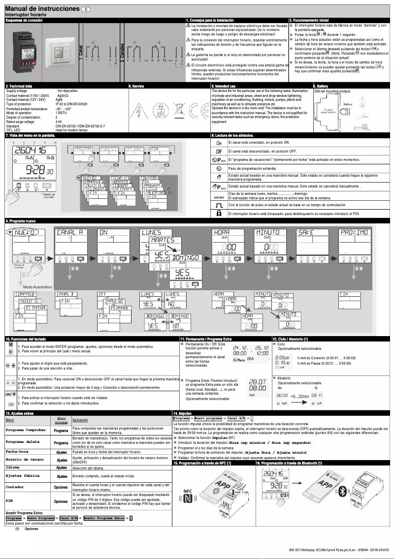 Page 1 de la notice Manuel utilisateur Müller SC 18.20 easy