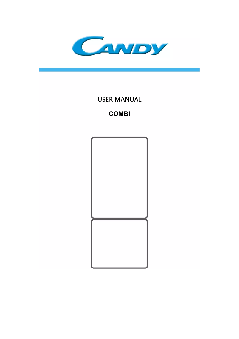 Page n°1 - Manuel utilisateur Candy CVNB 6184X/S