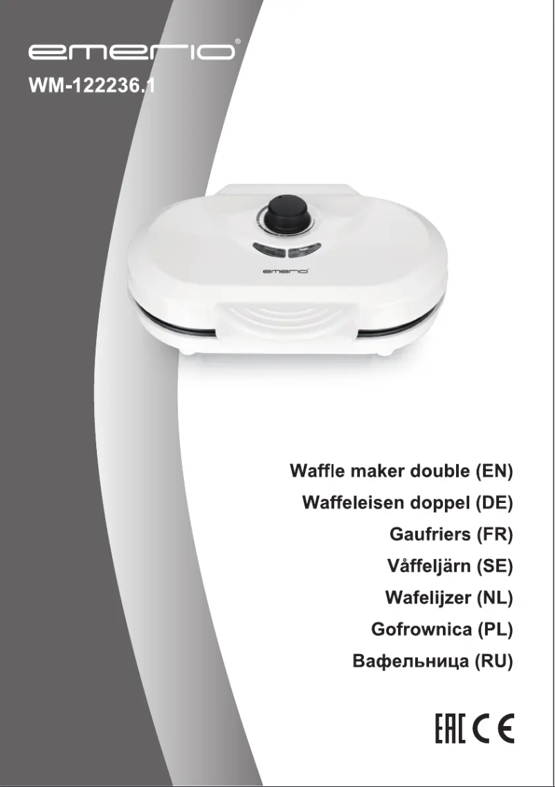 Page n°1 - Manuel utilisateur Emerio WM-122236.1