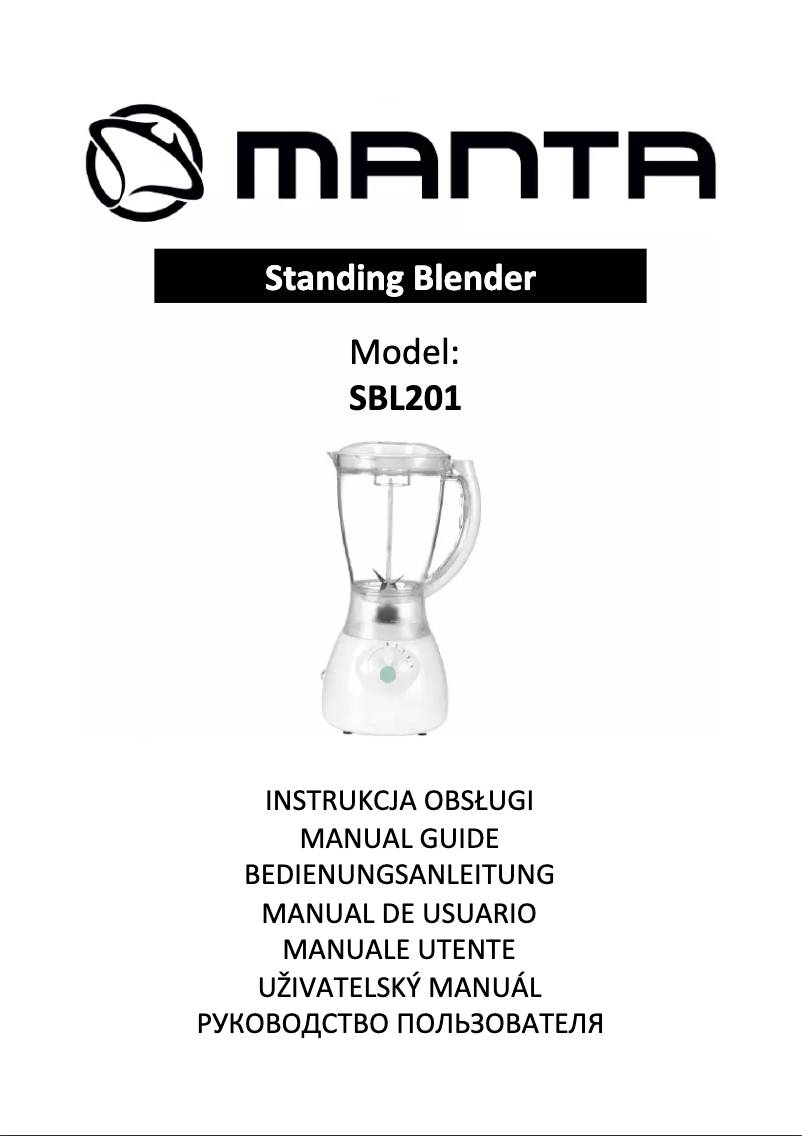 Page n°1 - Manuel utilisateur Manta SBL201