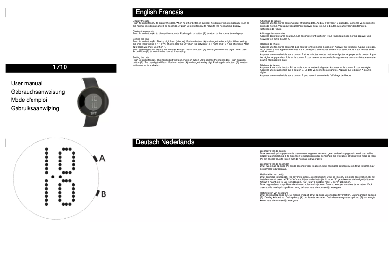 Página 1 del manual Manual de usuario Davis Kate 1710