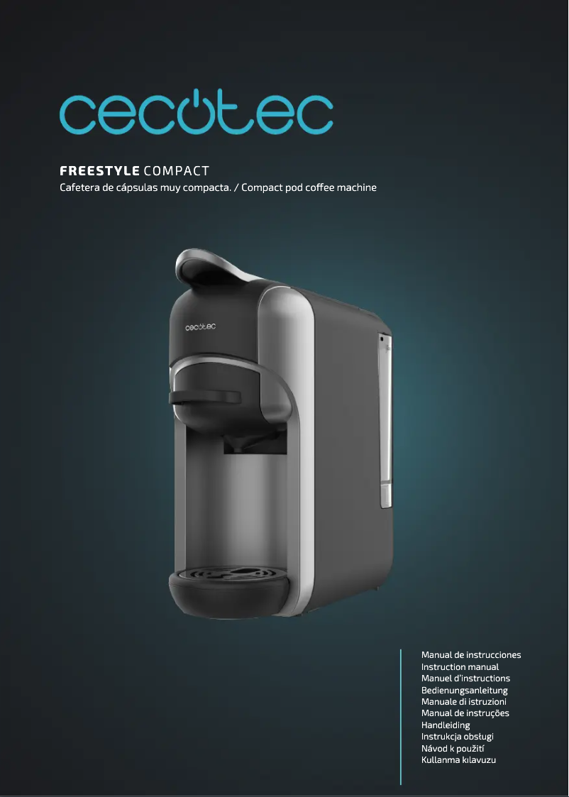 Page 1 de la notice Manuel utilisateur Cecotec FreeStyle Compact
