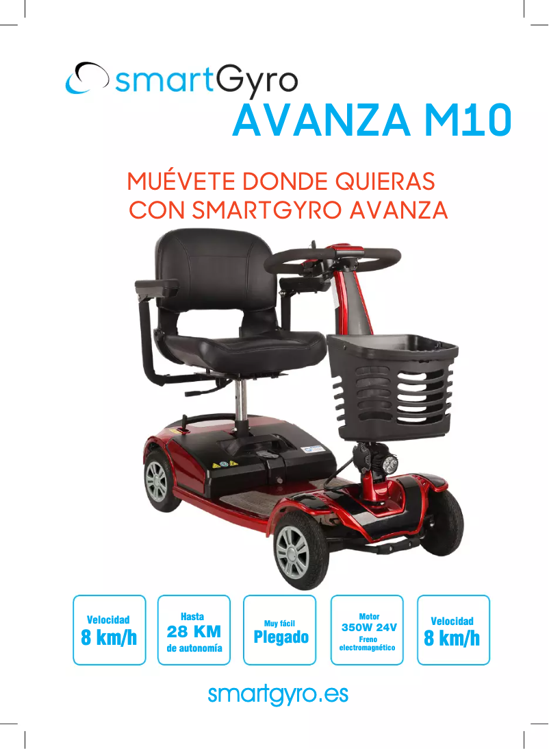 Page n°1 - Manuel utilisateur smartGyro Avanza M10