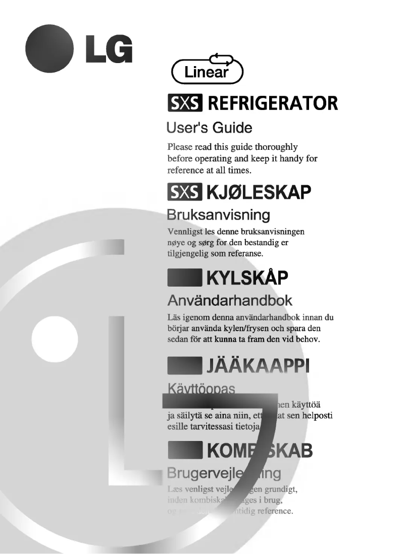 Página 1 del manual Manual de usuario LG GR-L217PNBV