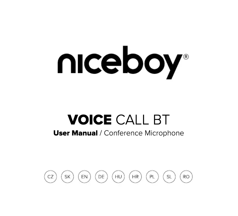 Page 1 de la notice Manuel utilisateur Niceboy VOICE Call BT