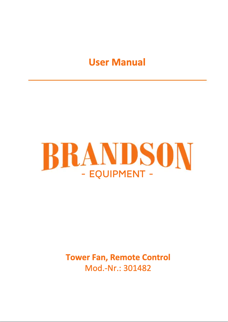 Página 1 del manual Manual de usuario Brandson 301482