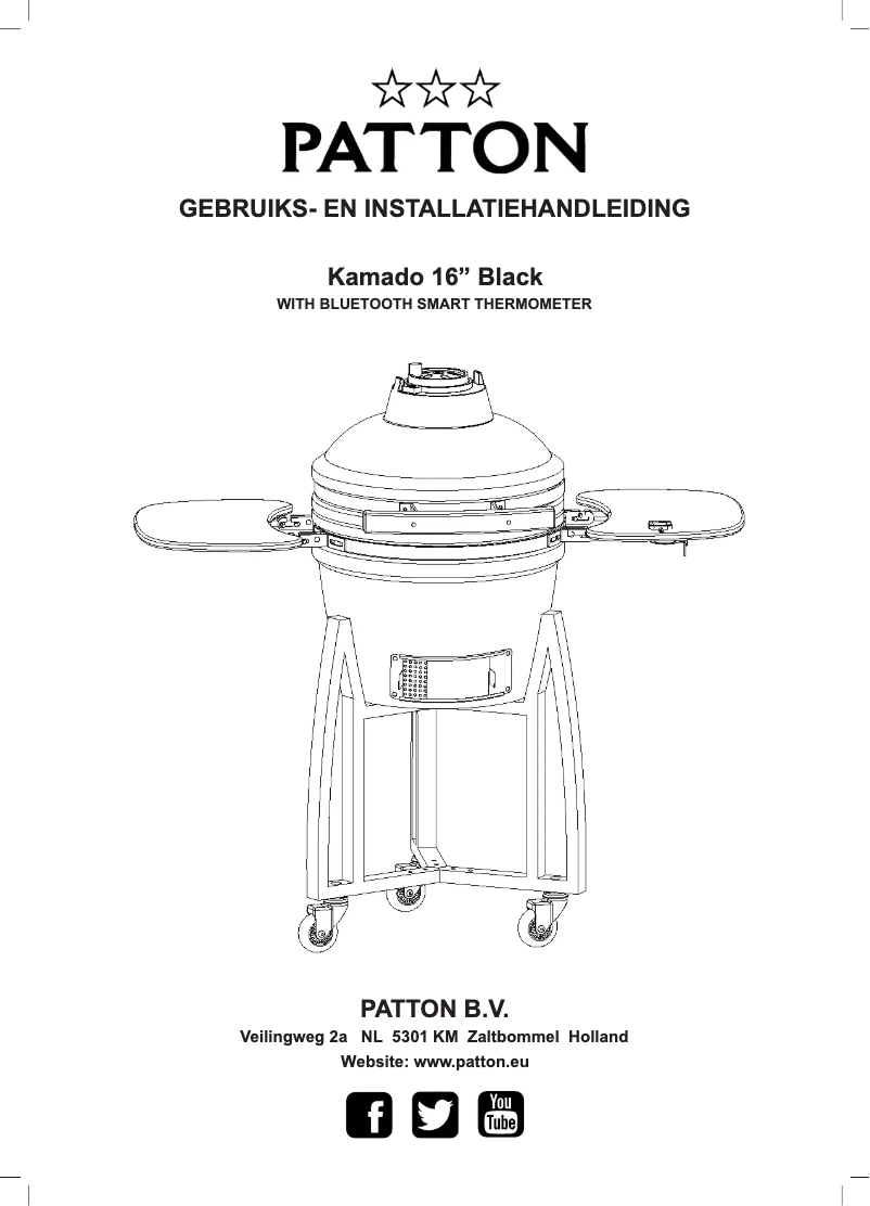 Página 1 del manual Manual de usuario Patton Kamado 16” Table Chef