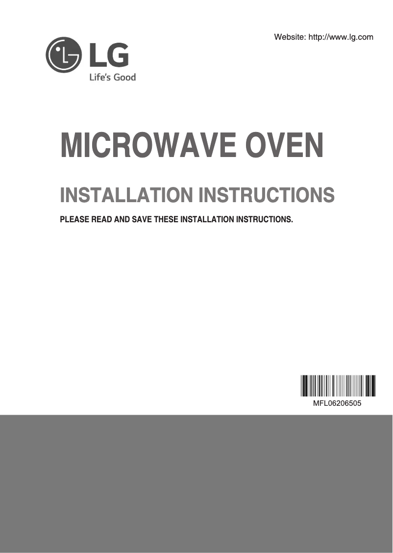 Image de la première page du manuel de l'appareil LMV1831SS