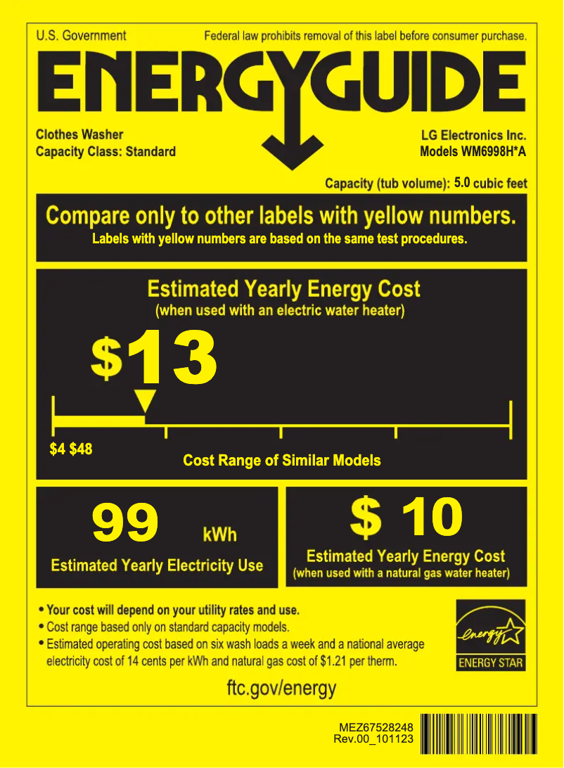 Image de la première page du manuel de l'appareil WM6998HBA