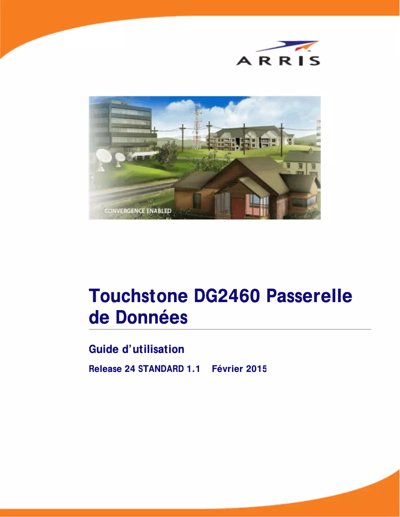 Page 1 de la notice Manuel utilisateur Arris SURFboard DG2460A/NA