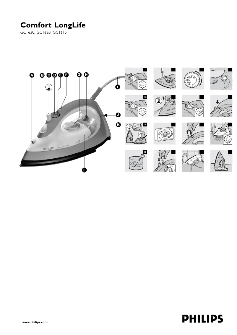 Image de la première page du manuel de l'appareil GC1630