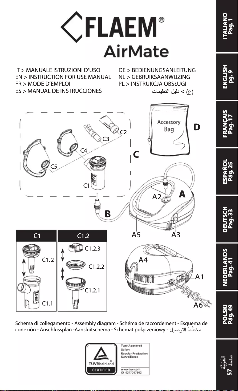 Image de la première page du manuel de l'appareil AirMate SC36P00