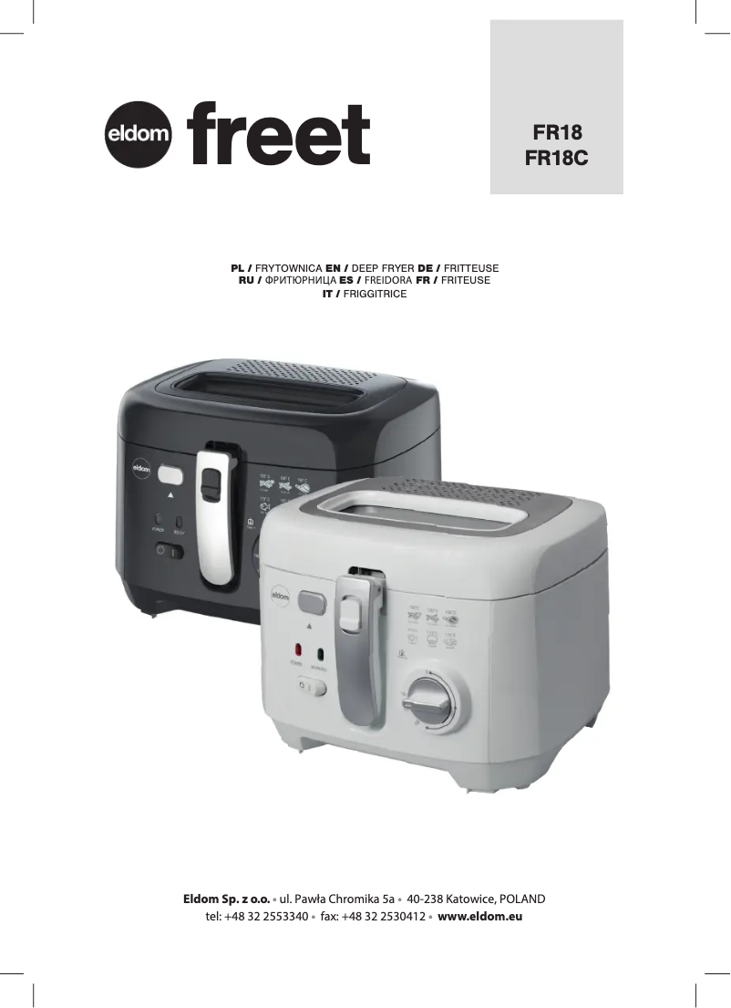 Image de la première page du manuel de l'appareil Freet FR18