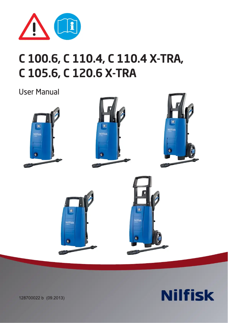 Page n°1 - Manuel utilisateur Nilfisk C 110.4-5 PCAD X-TRA