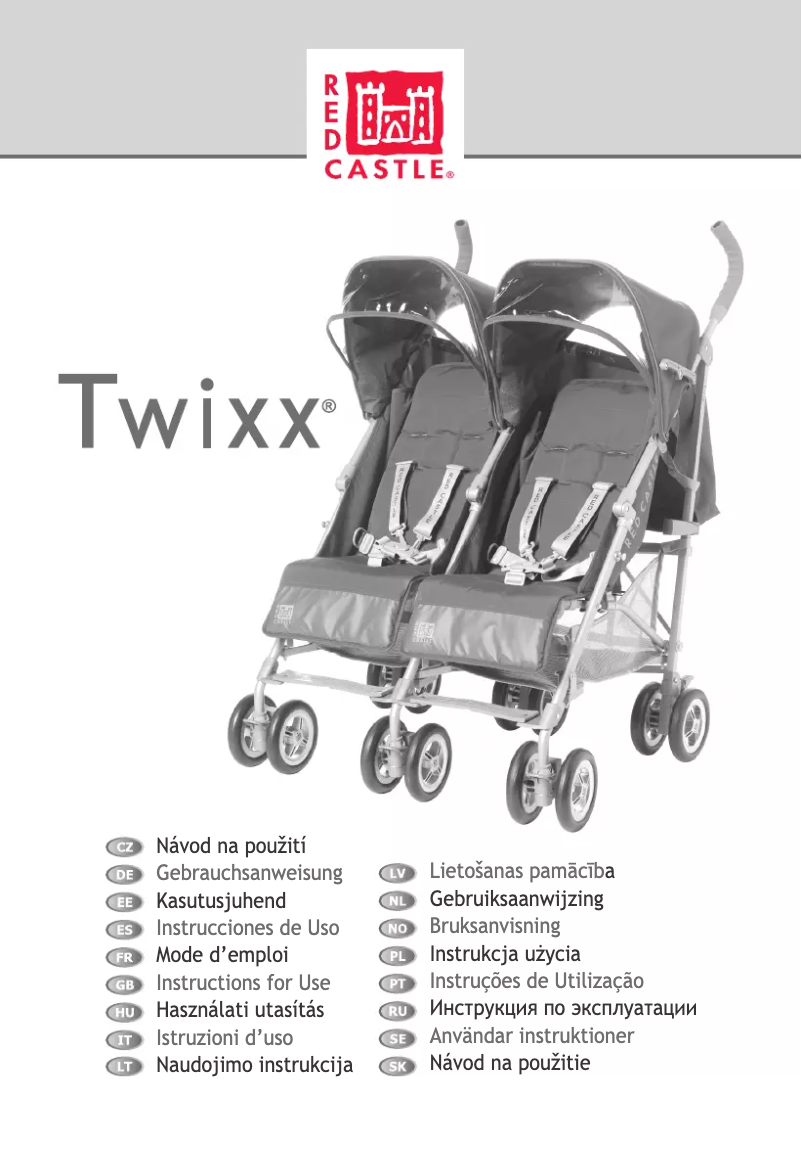 Page 1 de la notice Manuel utilisateur Red Castle Twixx